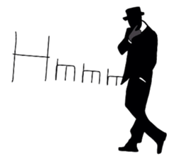 mr hat sticker #3517901