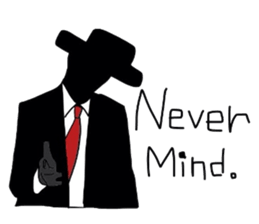 mr hat sticker #3517902