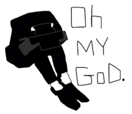 mr hat sticker #3517903