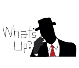 mr hat sticker #3517909