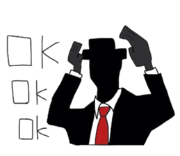 mr hat sticker #3517913