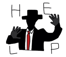 mr hat sticker #3517919