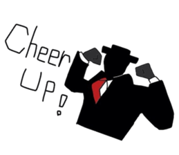 mr hat sticker #3517932