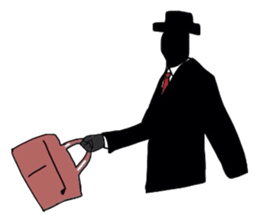 mr hat sticker #3517935