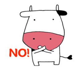 Ushi-Mamire (Cow-Many) sticker #3518186