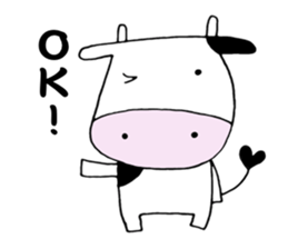Ushi-Mamire (Cow-Many) sticker #3518193