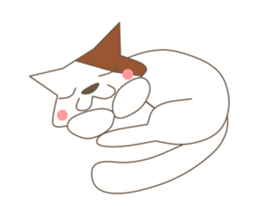 living of a cat sticker #3519259