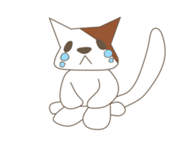 living of a cat sticker #3519261