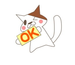 living of a cat sticker #3519262