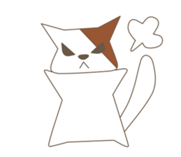 living of a cat sticker #3519265