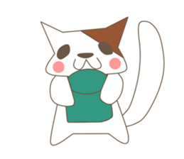 living of a cat sticker #3519267