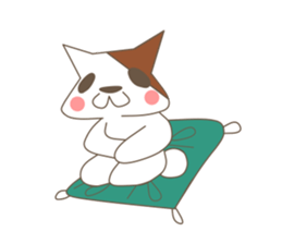 living of a cat sticker #3519268