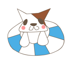 living of a cat sticker #3519269