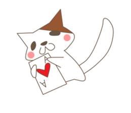 living of a cat sticker #3519274