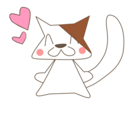 living of a cat sticker #3519279