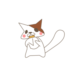 living of a cat sticker #3519280