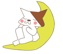 living of a cat sticker #3519283