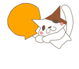 living of a cat sticker #3519284