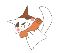 living of a cat sticker #3519285