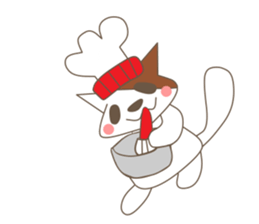 living of a cat sticker #3519287