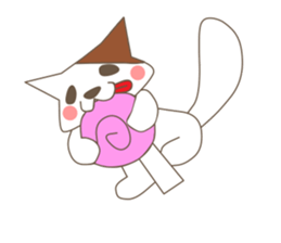 living of a cat sticker #3519290