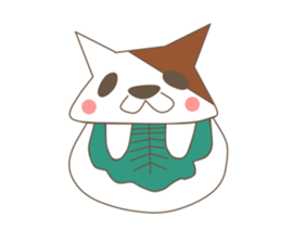 living of a cat sticker #3519292