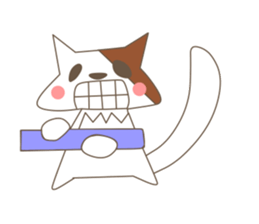 living of a cat sticker #3519295