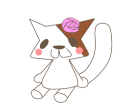 living of a cat sticker #3519297