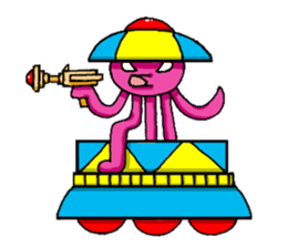 Martian Mars. sticker #3519629