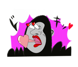You also gorilla from to day sticker #3519820