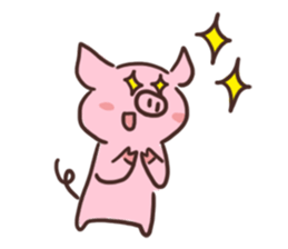 piggy life sticker sticker #3521224