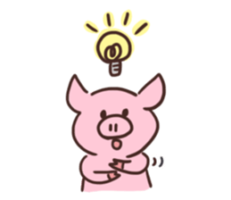 piggy life sticker sticker #3521227