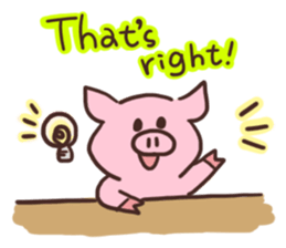 piggy life sticker sticker #3521230
