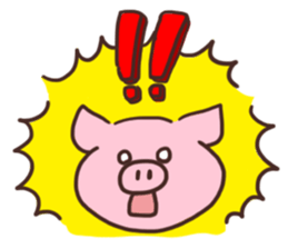 piggy life sticker sticker #3521240