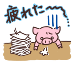 piggy life sticker sticker #3521247
