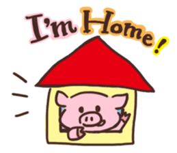 piggy life sticker sticker #3521253