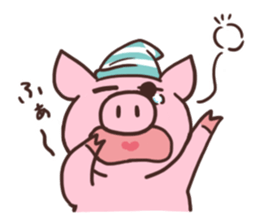 piggy life sticker sticker #3521256