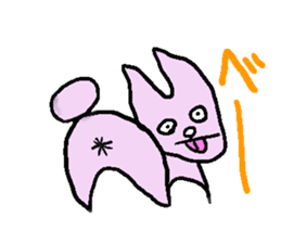 Indifference symptom rabbit sticker #3521625