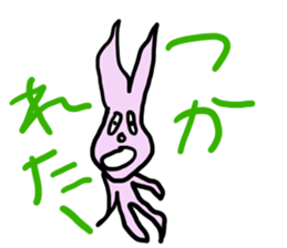 Indifference symptom rabbit sticker #3521626