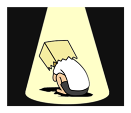 CardboardMan sticker #3521720