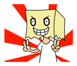 CardboardMan sticker #3521722