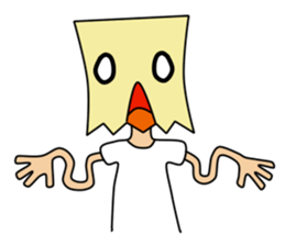 CardboardMan sticker #3521732