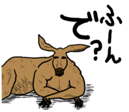kangaroo's life sticker #3522306