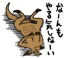 kangaroo's life sticker #3522308
