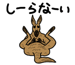 kangaroo's life sticker #3522318