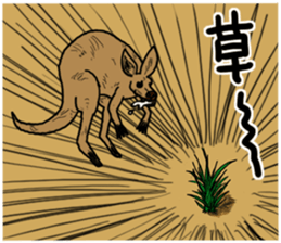 kangaroo's life sticker #3522324