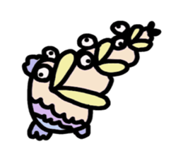 The pretty fish and sea friends sticker #3523261