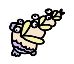 The pretty fish and sea friends sticker #3523261