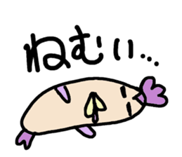 The pretty fish and sea friends sticker #3523277