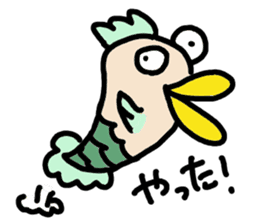 The pretty fish and sea friends sticker #3523284